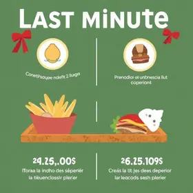 opções de última hora