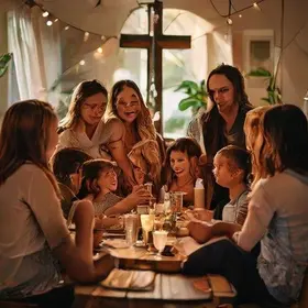 Família ao Pé da Cruz