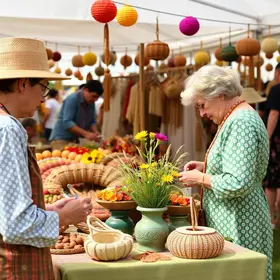 feiras de artesanato