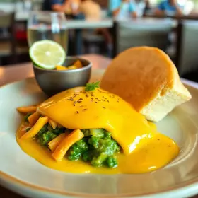 pratos verde e amarelo