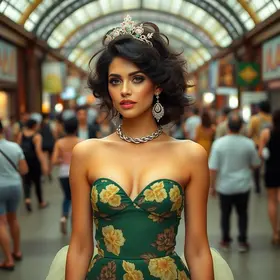 glamour dos concursos de beleza