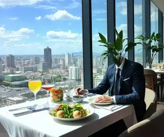 onde almoçar com clientes